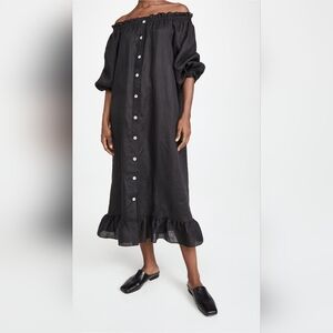Sleeper | Dresses | Sleeper 0 Linen Black Lounge Dress One Size | Poshmark Sleeper | Dresses | Sleeper 0 Linen Black Lounge Dress One Size | Poshmark